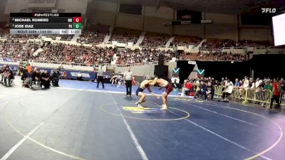 144-D4 Semifinal - JOSE DIAZ, Parker High School vs Michael Romero, Winslow High School