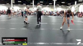 106 lbs Round 2 (4 Team) - Logan McDermid, Flickr Boyz Eagles vs Ellie Kisselbach, Suzy WC