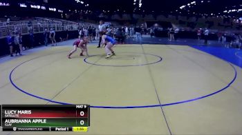 135 lbs Semifinal - Aubrianna Apple, CLAY vs Lucy Maris, Satellite