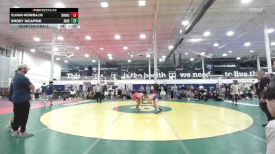 122 lbs Quarterfinal - Elijah Heimbach, Carpe Diem - HSC vs Brody DiCaprio, Journeymen Wrestling Blue - HSC