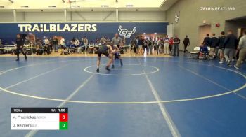 113 lbs Prelims - Michael Fredrickson, Deer Creek vs Daniel Helmers, Goddard