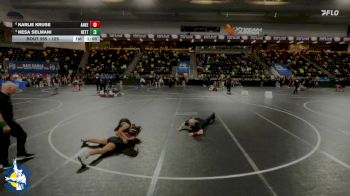 125 lbs Quarterfinal - Nesa Selmani, Bettendorf vs Karlie Kruse, Ankeny