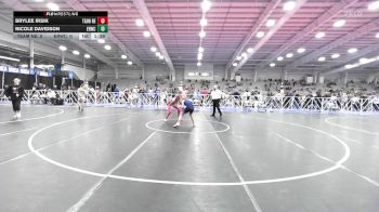 100 lbs Rr Rnd 1 - BryLee Irsik, Team Nebraska vs Nicole Davidson, East Rowan Wrestling Club