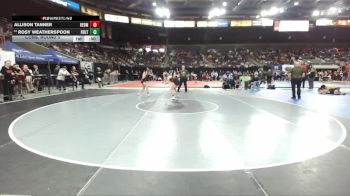 120 lbs Cons. Round 5 - Rosy Weatherspoon, Fruitland vs Allison Tanner, Redmond