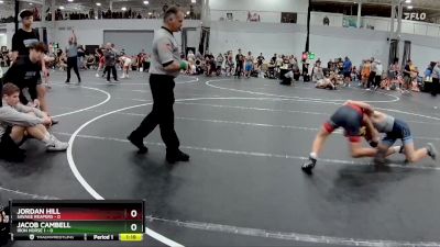 98 lbs Round 6 (8 Team) - Jacob Cambell, Iron Horse 1 vs Jordan Hill, Savage Reapers