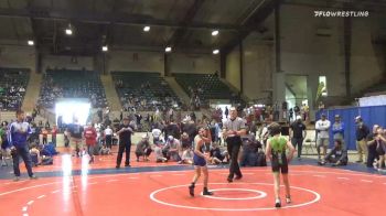 60 lbs Quarterfinal - Jeffery Hodge, Trion Mat Dogs vs Brody Talbot, North Hall Jr Trojans