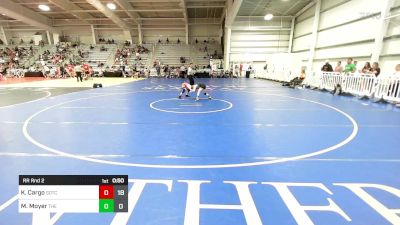 65 lbs Rr Rnd 2 - Kasen Cargo, Team Gotcha vs Max Moyer, The Hunt Wrestling Club Orange