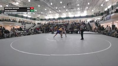 190 lbs 2nd Wrestleback (16 Team) - Grayson Watson, Central (Carroll) vs Jacob Skinner, Jones County