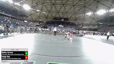 108 lbs 7th Place Match - Bailey Kersey, Thunder Mountain Wrestling Club vs Paige Day, Fitness Quest Wrestling Club