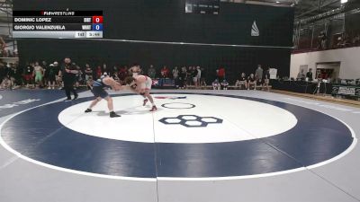 79 kg Cons. Rd Of 64 - Dominic Lopez, Southern Illinois Regional Training Center vs Giorgio Valenzuela, WNY RTC