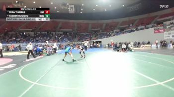 6A/5A Girls 115 Champ. Round 1 - Yasmin Romero, McKay Girls vs Fera Thomas, Lincoln Girls