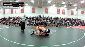 144 lbs Quarterfinal - Karim Sayah, Orange vs Eddie Morrison, Howland