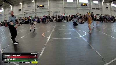 72 lbs Round 5 (10 Team) - Bennett Kocher, SHWA vs Alex Wilson, Lake WC