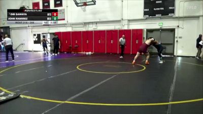 285 lbs Quarterfinal - Dib Sawaya, Mt. Sac vs John Ramirez, Moorpark CCC
