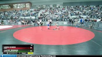 49 lbs Cons. Semi - Jaxon Schiess, COWA vs Carter Jennings, Buzzsaw Wrestling Club