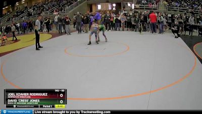 83 lbs Quarterfinal - David `Cress` Jones, Rock Of Redmond Wrestling vs Joel Xzavier Rodriguez, Hermiston Wrestling