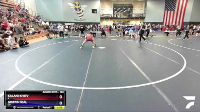 126 lbs Cons. Round 3 - Kalani Khiev, IL vs Griffin Rial, CO
