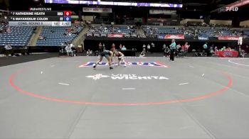 117 lbs Cons. Round 5 - 7 Katherine Heath, Baker vs 6 Mayangelie Colon, Grand View