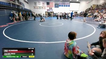 132 lbs Cons. Round 5 - Trey Schneider, Upton vs Colter Price, Thermopolis