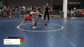 Match - Gabriel Lewis, Ia vs Will Berkowitz, Nc