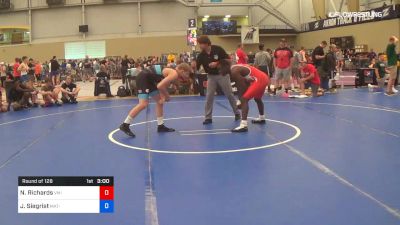 79 kg Round Of 128 - Neal Richards, Virginia Military Institute vs Jared Siegrist, Mat-Town USA