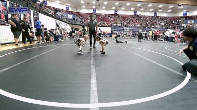 43 lbs Semifinal - Antonio Gonzales, Standfast vs Beau Holbrook, El Reno Wrestling Club