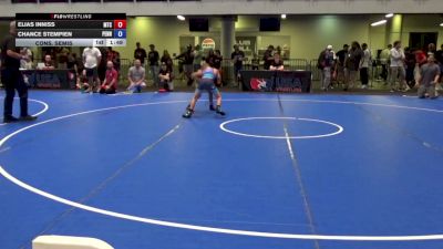 77 lbs Cons. Semis - Elias Inniss, Maverick Training Center vs Chance Stempien, Pennsylvania
