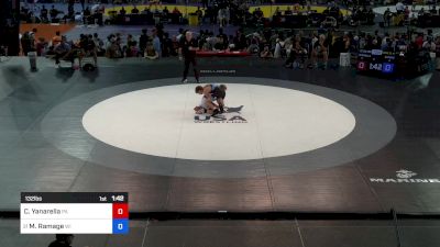 132 lbs Cons 32 #1 - Caden Yanarella, PA vs McAllister Ramage, WI