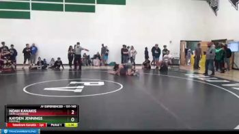 131 lbs Round 2 - Kayden Jennings, Foothill vs Noah Kanakis, Faith Lutheran