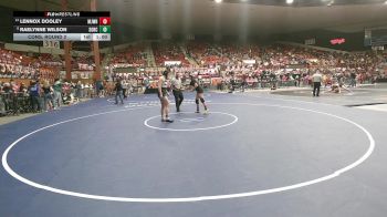 170 lbs Cons. Round 2 - Lennox Dooley, Meriden-Jefferson West HS vs RaeLynne Wilson, St. George-Rock Creek HS