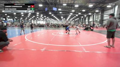 127 lbs Rr Rnd 3 - Landen Cunningham, Revival Riddlers - MS vs Josh Baldwin, Woodshed Wrestling Club - MS