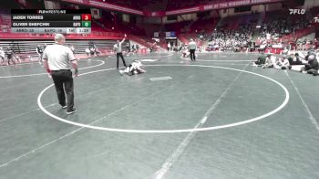 106 lbs D1 - Semi-finals (fri 7:30pm.) - Oliver Shefchik, Bay Port vs Jaden Torres, Arrowhead