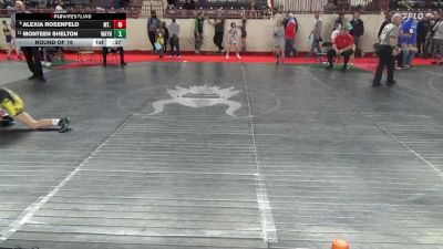 110_G lbs Round Of 16 - Alexia Rosenfeld, Mt. Lebanon vs Monteen Shelton, Waynesburg Central