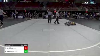 86 lbs Consi Of 8 #2 - Rex Ayshford, PINnacle vs Kaden Haakinson, Team South Dakota