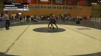 133 lbs Cons. Round 5 - Joshuah Valdivia, Lemoore College vs Dylan Garcia, Victor Valley College