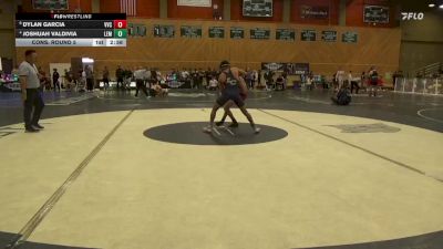 133 lbs Cons. Round 5 - Joshuah Valdivia, Lemoore College vs Dylan Garcia, Victor Valley College