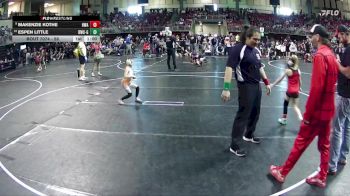 58 lbs Quarterfinal - Espen Little, Beatrice Wrestling Club - Girls vs Makenzie Kothe, HWA