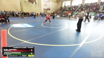 140 Boys Cons. Round 3 - Eliel Santiago, Mission Hills vs Byron Cunningham, St Augustine