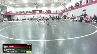 125 lbs Cons. Round 3 - Brian Farley, Quincy vs Ethan Moore, Salem