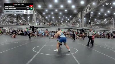 285 lbs Round 6 (8 Team) - John Zannotti, New England Gold vs Noah Knorp, 84 Athletes