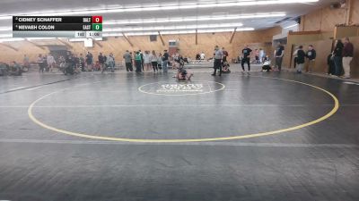 110 lbs Final - Cidney Schaffer, Dalton vs Nevaeh Colon, Easton