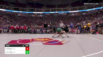 152 lbs Quarterfinal - Justin Richey, Quaker Valley vs Justice Hockenberry-Folk, West Perry