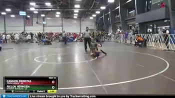 88 lbs Round 3 - Rielen Hermsen, Dynasty Ruthless vs Cannon Driscoll, Terps Xtreme