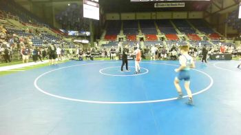 100 lbs Cons 32 #2 - Wyatt Eddy, Arizona vs Xzephren Donner, Kansas