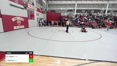 138 lbs Quarterfinal - Mason Hagler, Providence Day School vs Jayden Bowles, Jesuit High School - Tampa