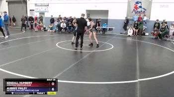 94 lbs Round 1 - Aubree Finley, Soldotna Whalers Wrestling Club vs Kendall Humbert, Marathon Wrestling Club