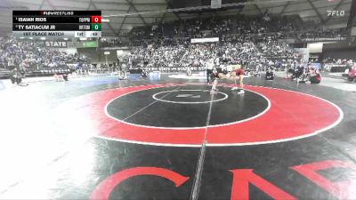 Boys 2A 126 lbs 1st Place Match - Isaiah Rios, Toppenish vs Ty Satiacum Jr, Orting