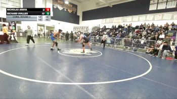 157 lbs Cons. Round 2 - Nicholas Anaya, La Habra vs Richard Uvalles, Valencia (Placentia)