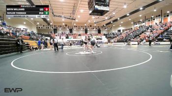 190 lbs Round Of 16 - Bryn Williams, Locust Grove High School vs Taylor Thieman, Wyandotte HS Girls