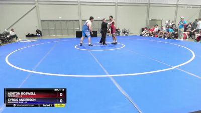 285 lbs Round 3 (8 Team) - Ashton Boswell, Tennessee vs Cyrus Anderson, Arkansas Blue